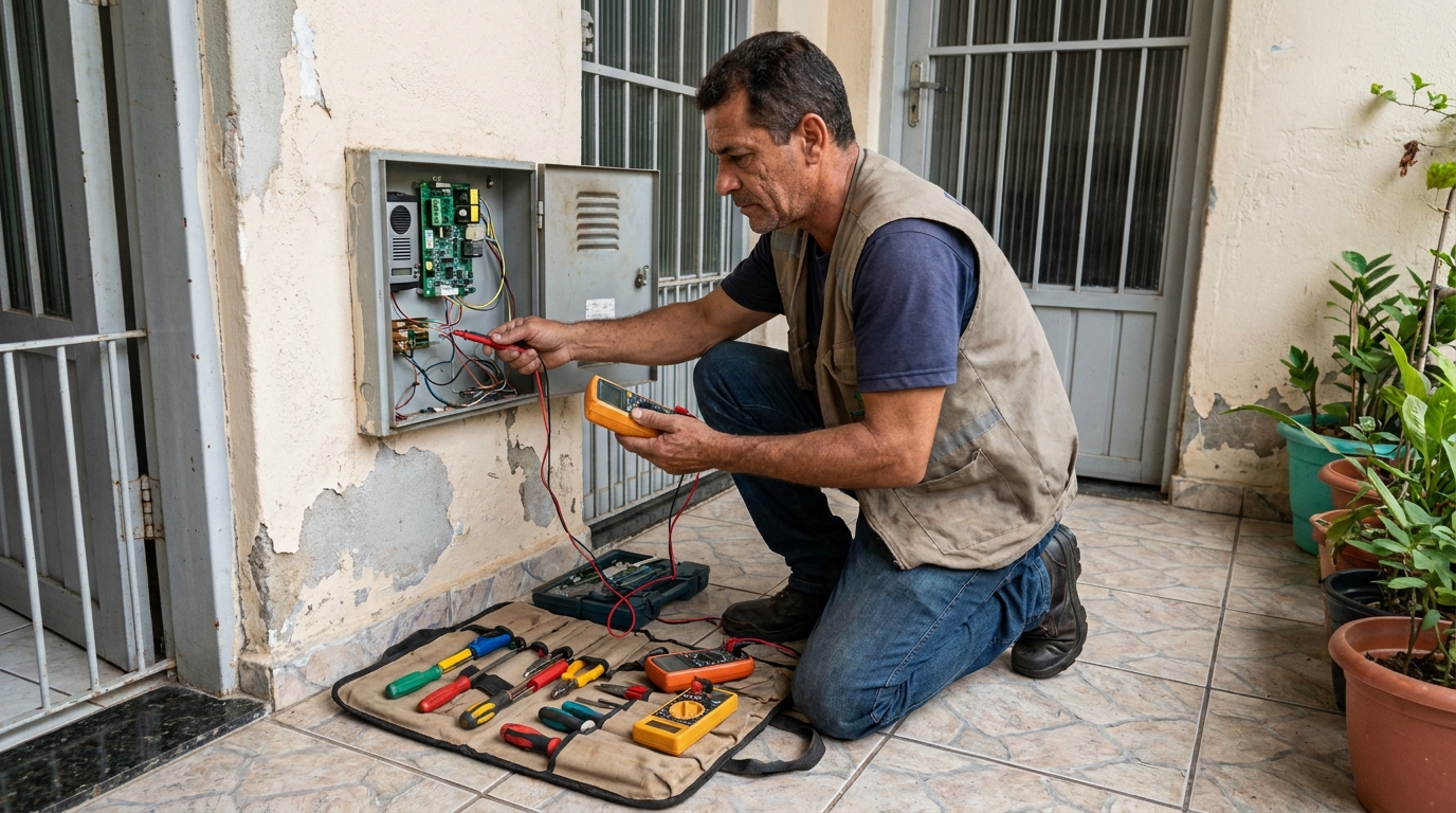 Conserto de interfone profissional em Santos‑SP