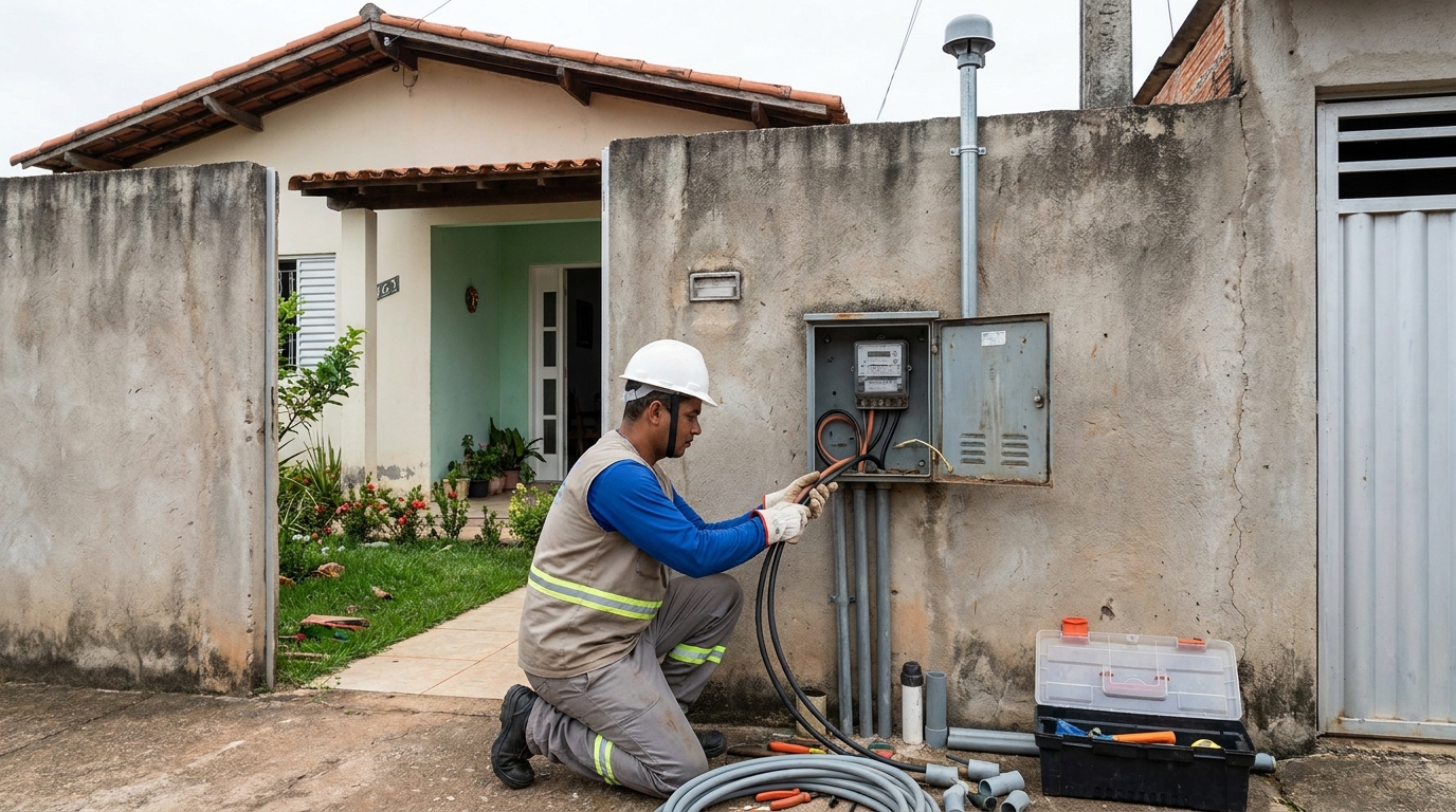 Instalação de Padrão de Energia perto de mim em Santos‑SP